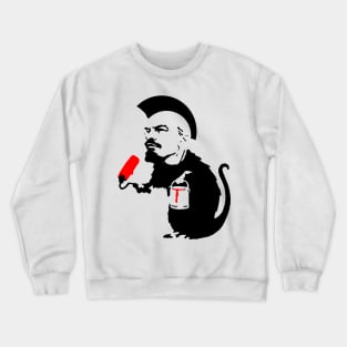 lenin rat Crewneck Sweatshirt